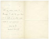 Winston Churchill Letter Signed as President of the Board of Trade in 1909